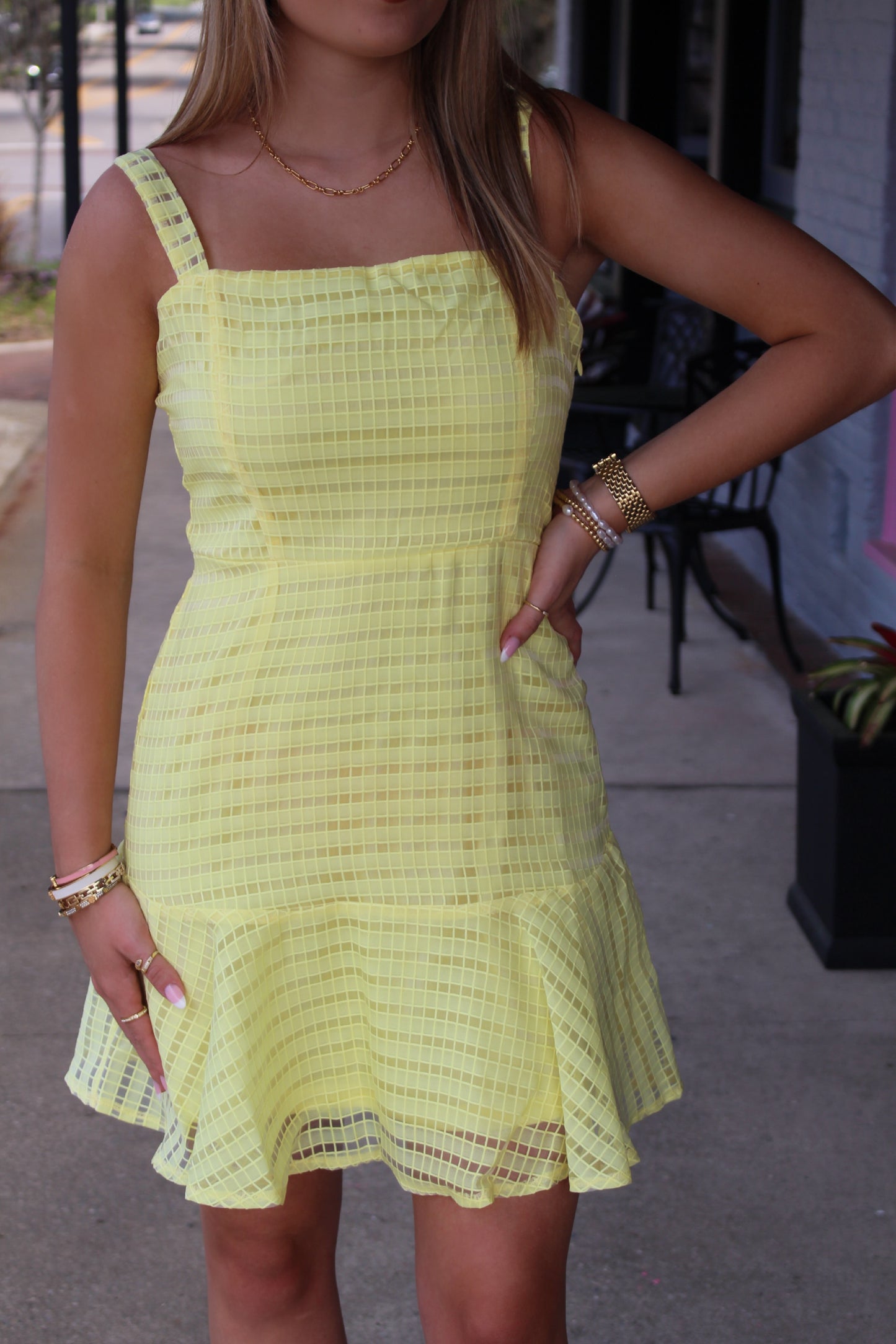 Made Simple Midi Dress- Yellow