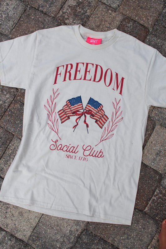 Freedom Social Club Oversized Graphic Tee
