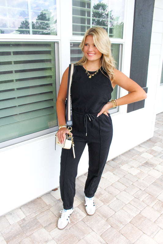 Ava Jumpsuit- Black