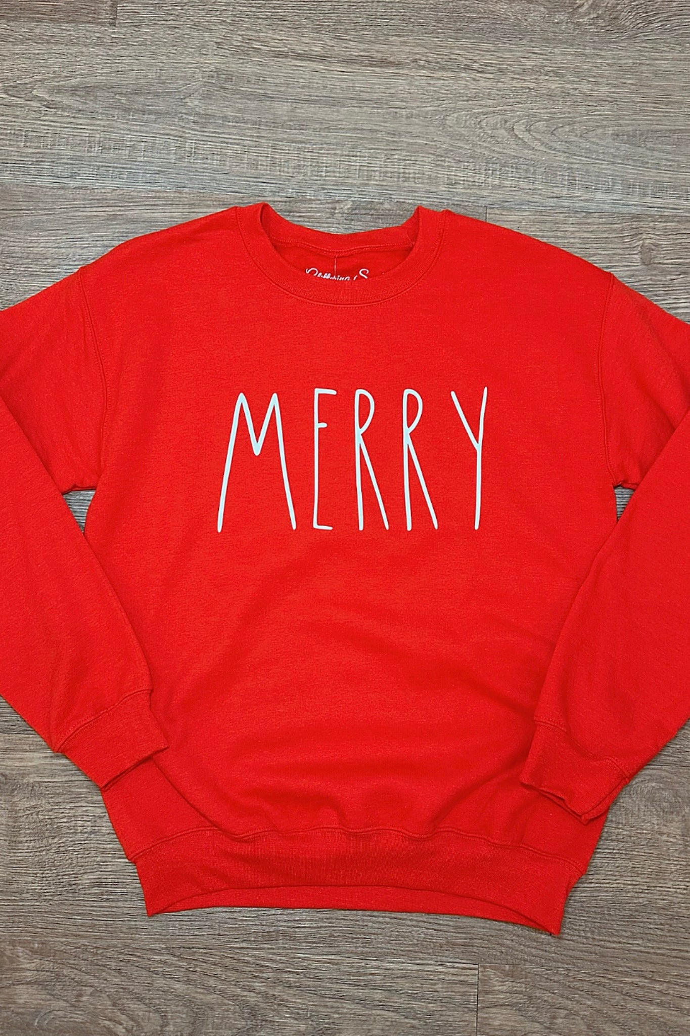 Merry Sweatshirt-Red