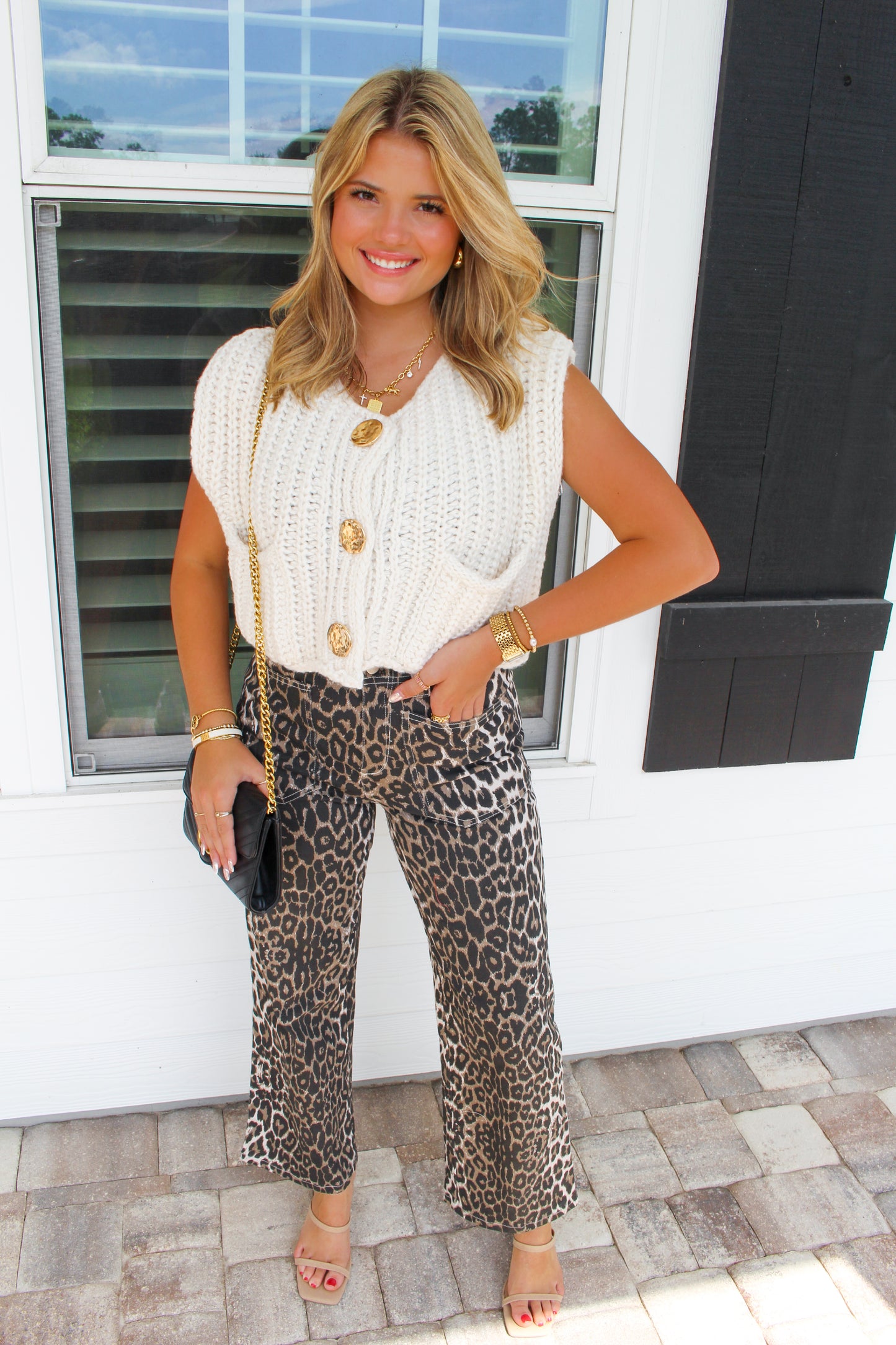 Stella Leopard Pants- PREORDER Shipping 12/18