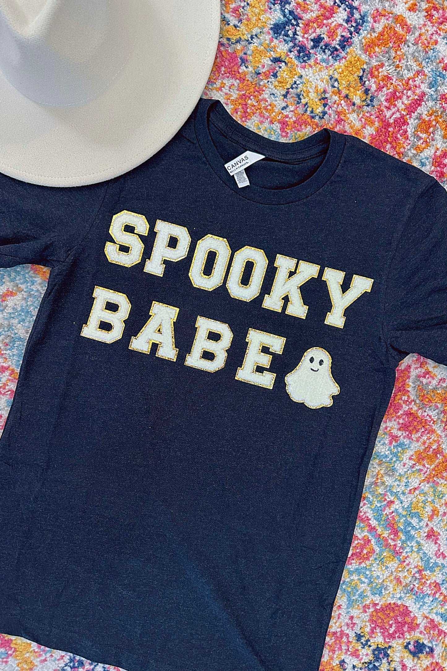 Spooky Babe Patch Tee- Black