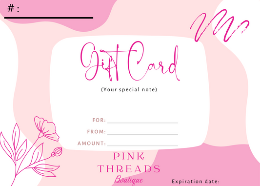 Pink Threads Gift Card