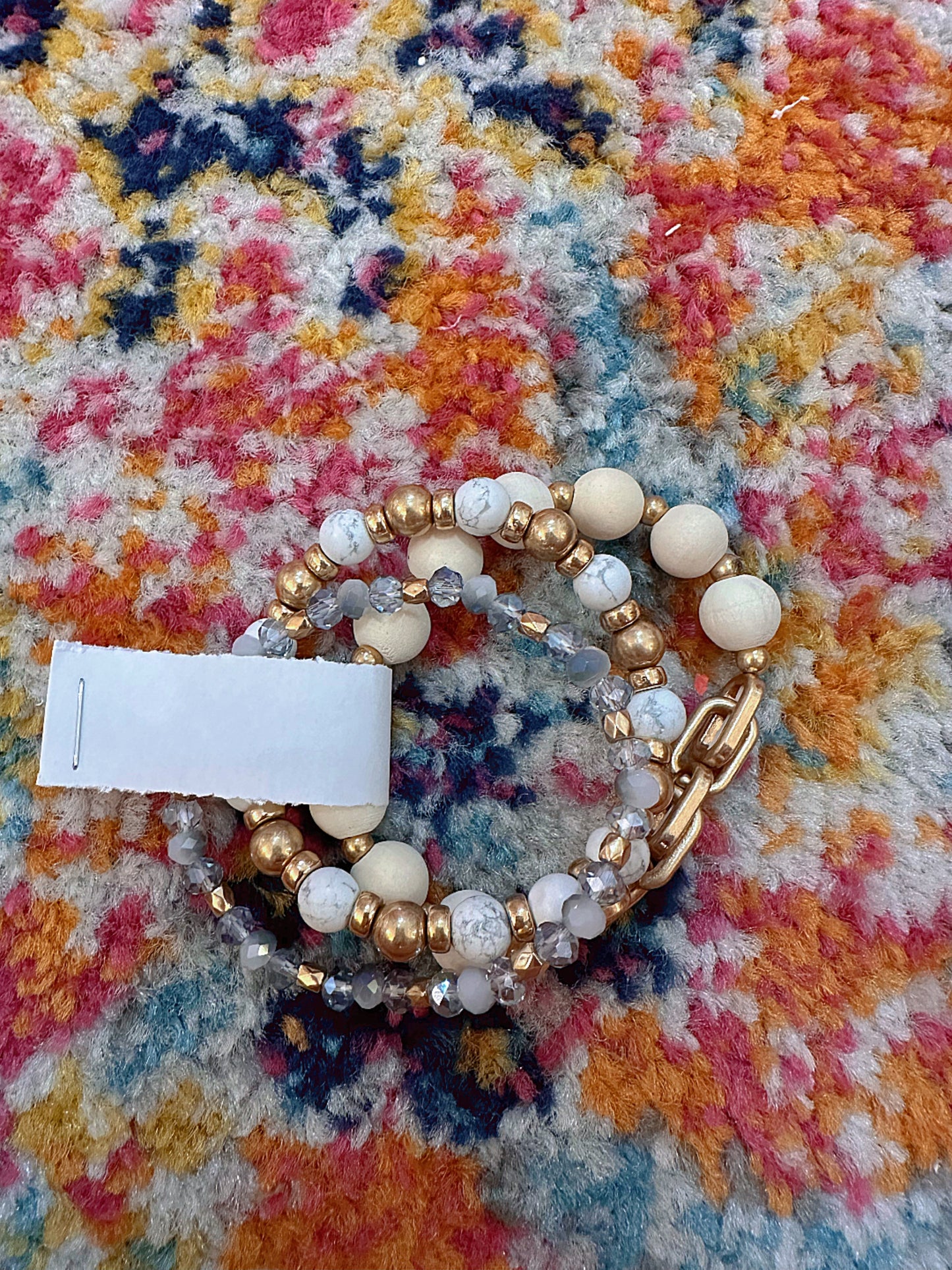 Marble and Gray Set Bracelet