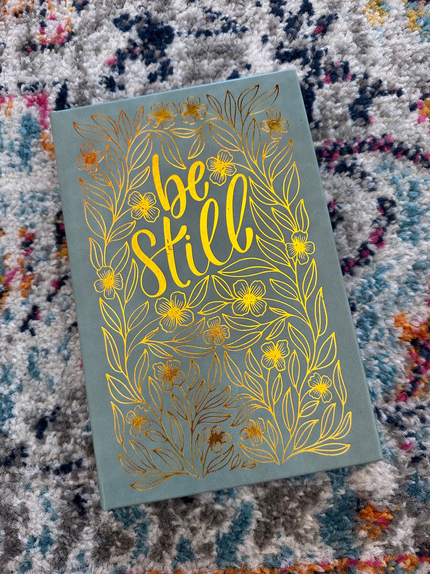 Be Still Journal- Gold Foil