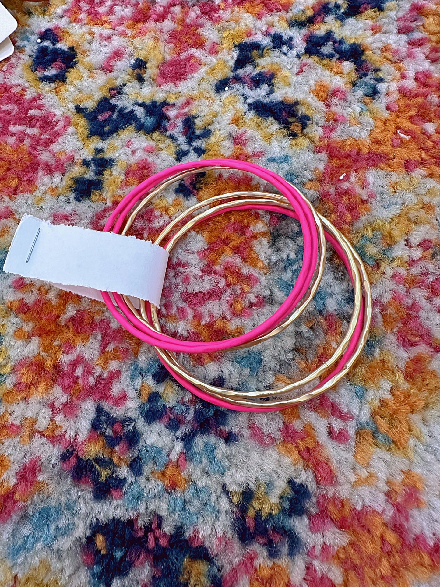 Pink Bangle Set Bracelets